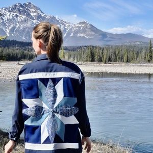 hand made upcycled button down shirt